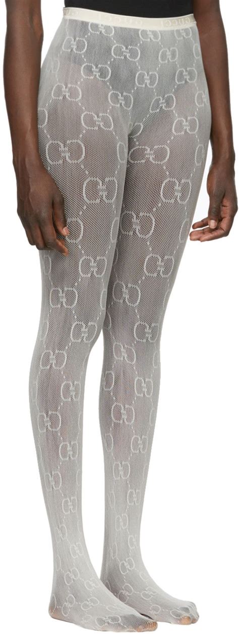 gucci white pantyhose